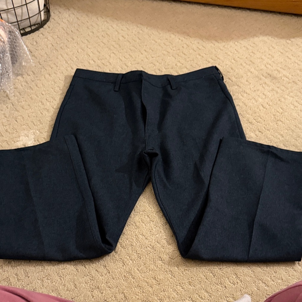 Wrangler Men's Dark Navy Dress Pants